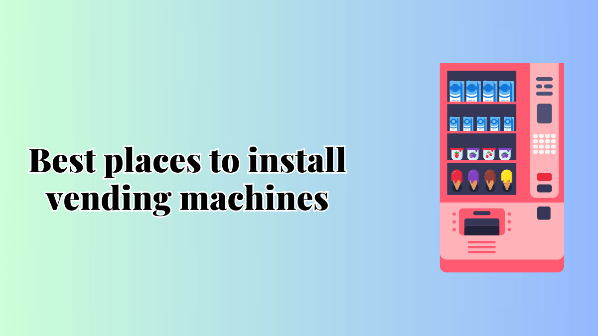 install vending machines