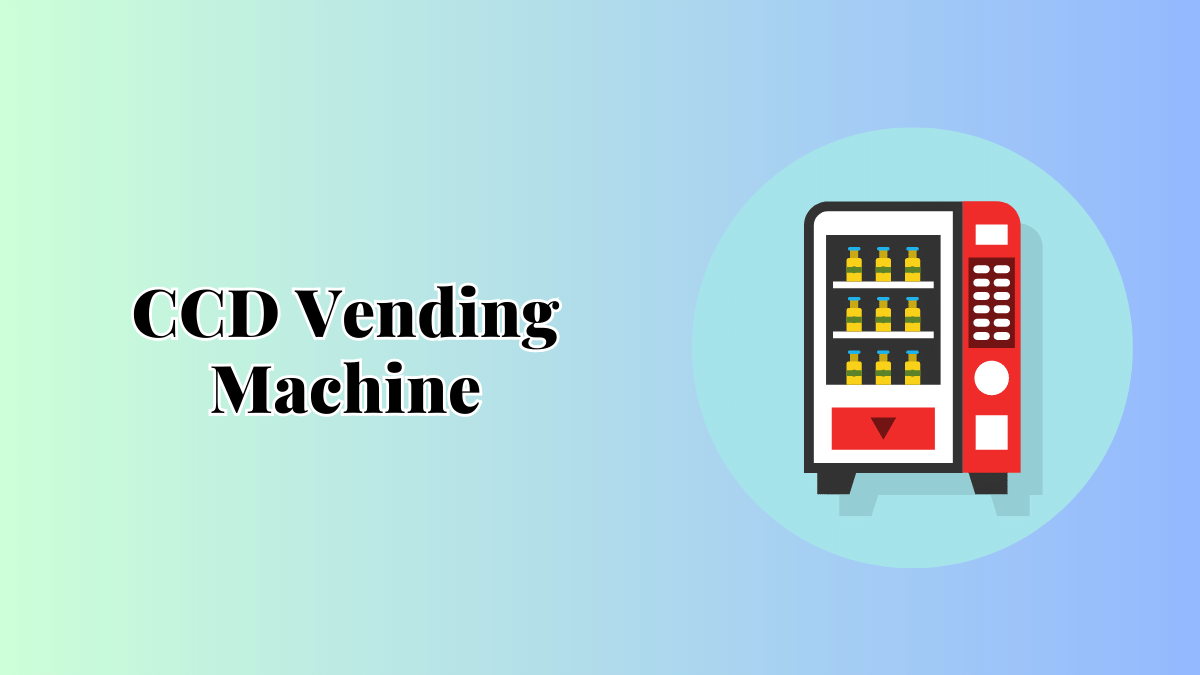 CCD Vending Machine