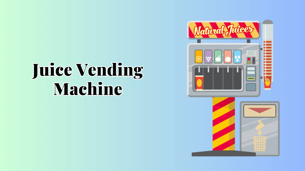 Juice vending machine